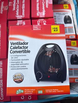 Convertible Heater Fan 5120 BTU