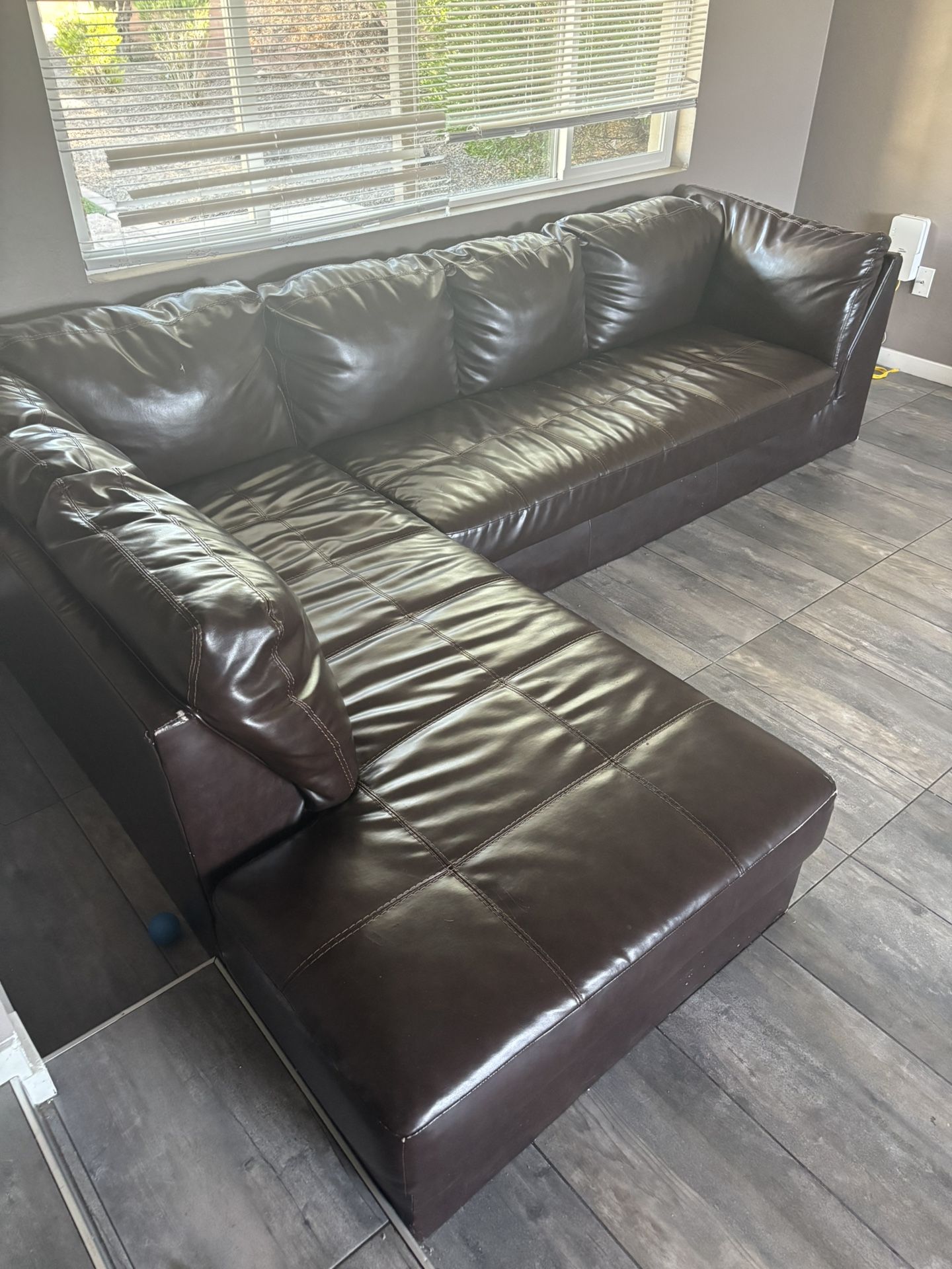 Leather Couch