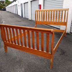 Wood Full Size Bed Frame