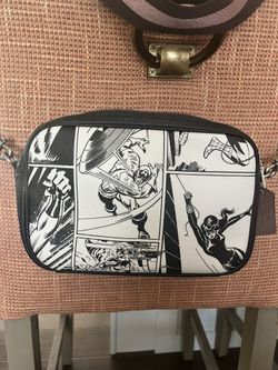 Coach X Marvel Comic Strip Black White Jess Crossbody Purse for Sale in Grover Beach CA OfferUp