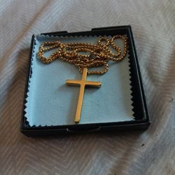 Gold Cross Chain
