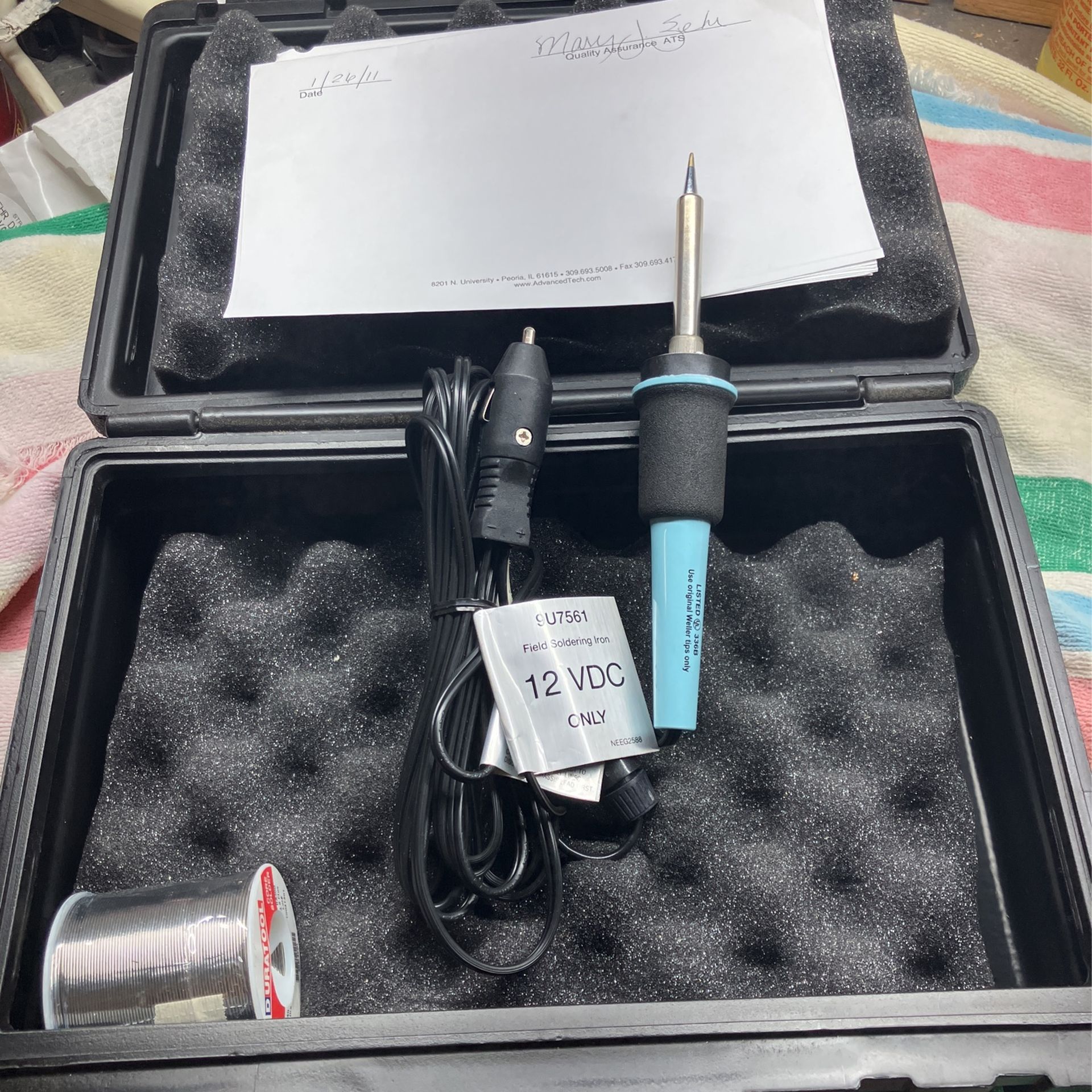 Caterpillar field soldering iron 12 V Tool