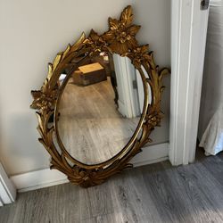 Large Gold Antique Mirror