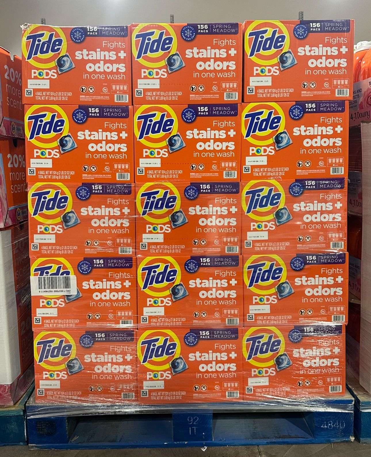Tide PODS Laundry Detergent Pacs, Spring Meadow, 156 ct.