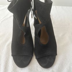 Aquazzura Firenze Black Suede Heels Size 9.5 Women’s
