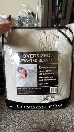 London Fog Oversized Weighted Blanket 15 lbs