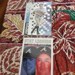 Atlanta Braves Chipper Jones Baseball Cards Lot 