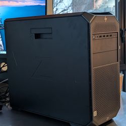 HP Z4 G4 AI Workstation Desktop Intel i9-10900X 2X Nvidia Quadro RTX 5000 32GB VRAM GPU 64GB 2.5TB