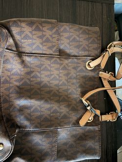 Michael Kors Brown Signature Tote Bag
