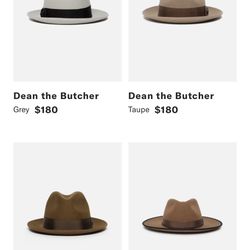 Selling Collection Of Hooting Bros Hat Fedoras Flat Caps Animal Truckers Size S/m