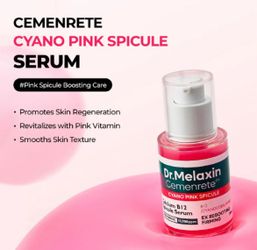 Korean Skincare Dr. Melaxin - Cemenrete Cyano Pink Spicule Peptide Serum 30ml