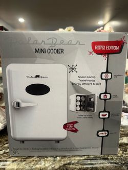 Polar Bear Mini Cooler - Retro Edition - NEW IN BOX