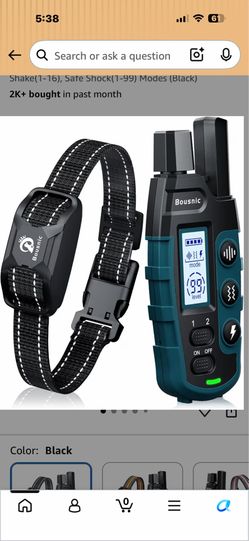Bousnic Dog Shock Collar