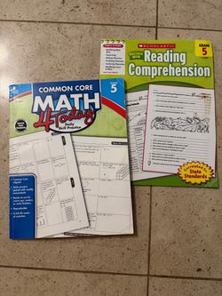 NEW Workbooks for 5th grade Students