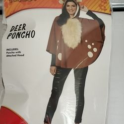 Deer Poncho 