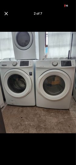 Samsung washers and gas dryers sets