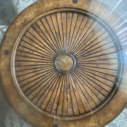 Round Table with 6 Chairs And Fire Place With Heating Option 