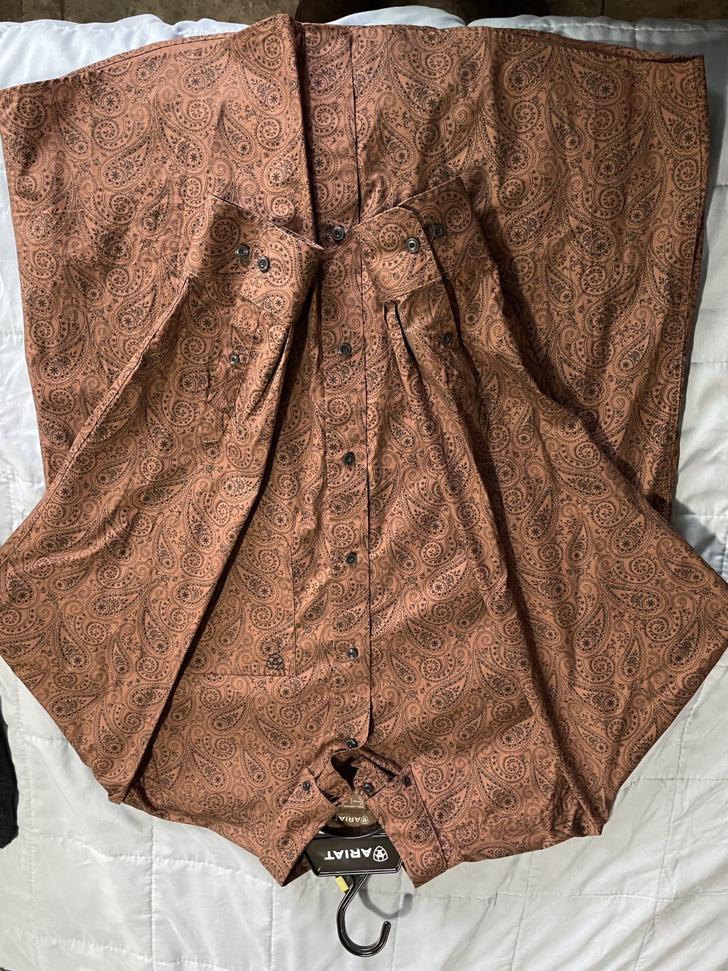 Ariat Brown Long Sleeve Shirt