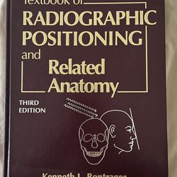 Textbook Of Radiographic Positioning And Related Anatomy 3rd Edition