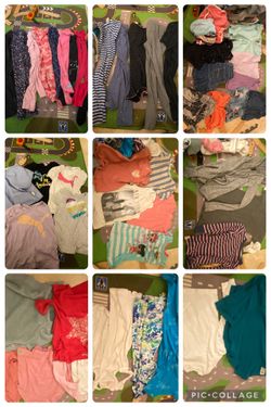 54 Pieces Of Girls Clothes 7/8 8/9 Age 7-9