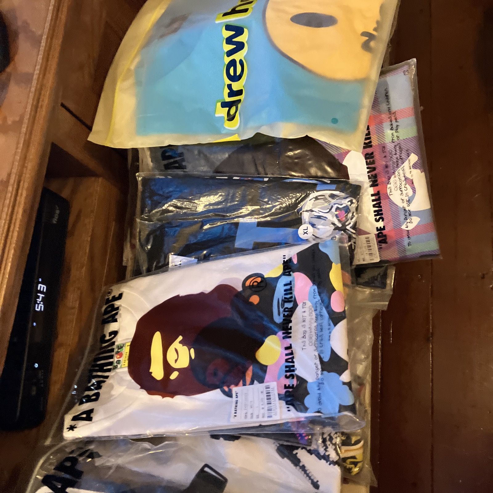 Bape antisocial Drew house and warren Lotas T-shirts