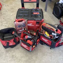 Milwaukee tools and pack out