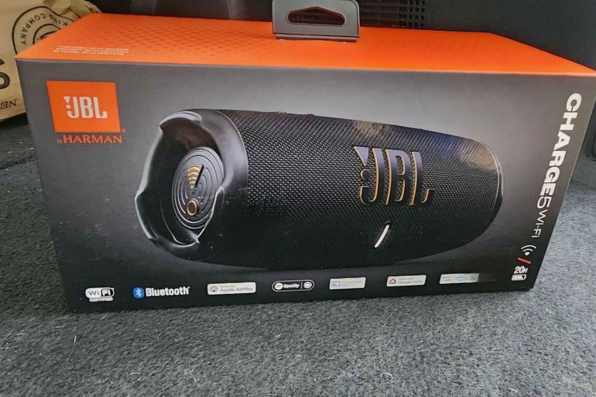 JBL Charge 5 WI-FI
Brand New! (NIB) 
NEVER OPENED OR Used 