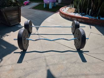Bench bar and curling bar