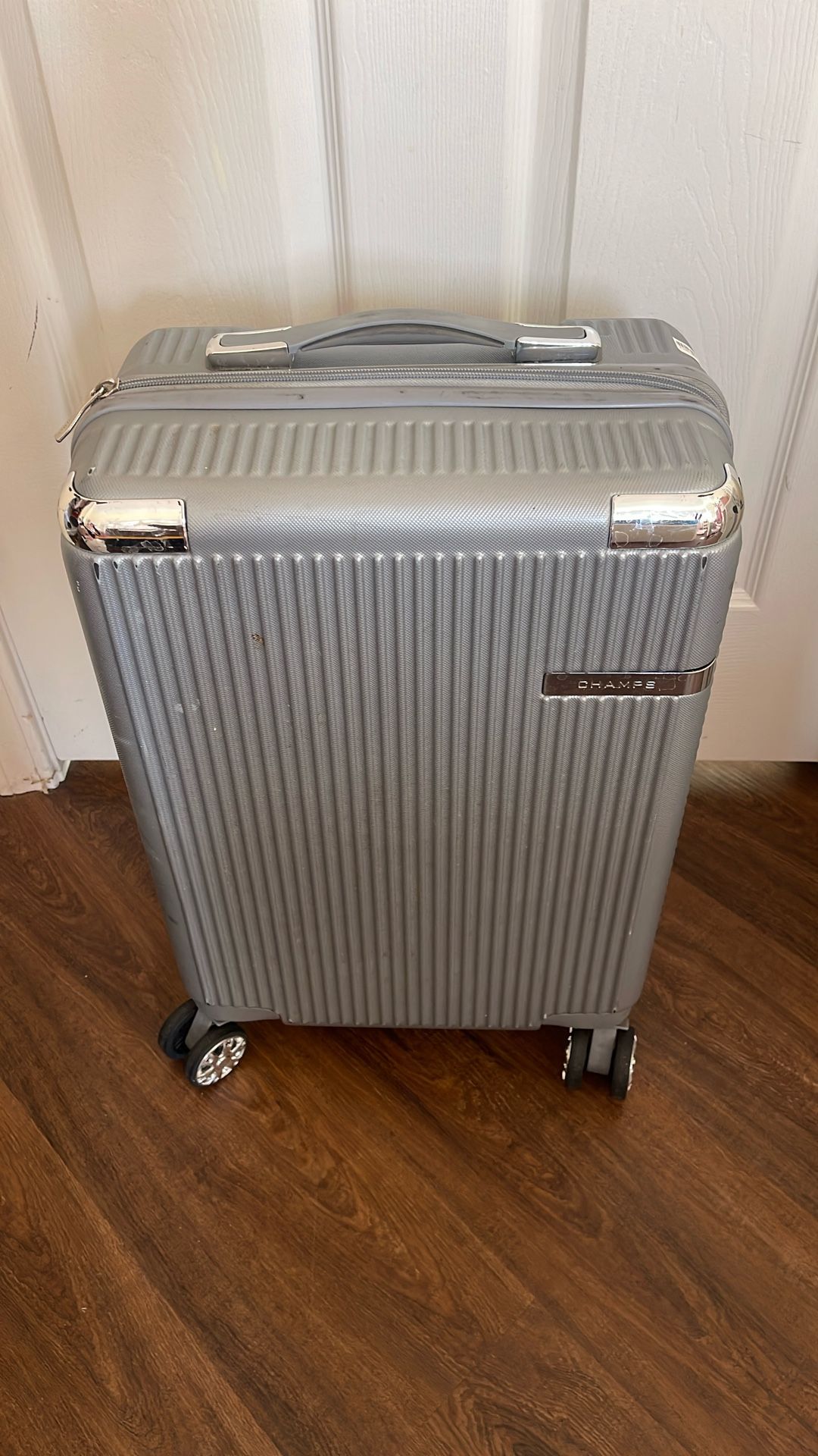 Silver Luggage Carry On Bag Luggage