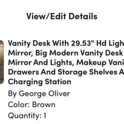 Make Vanity Desk 