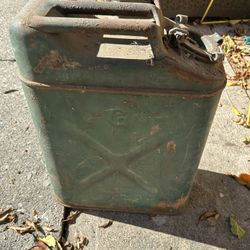 1950’s Us Military Metal Gas Container