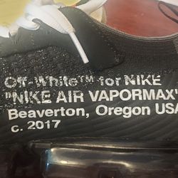 Nike Air Max Vapormax Ten Off Whites