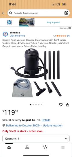 Garden Pond Vacuum Cleaner