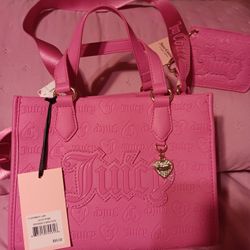 Juicy Couture Pink  Mini Tote Set