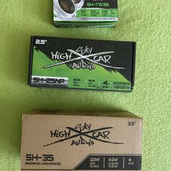 Sky High Car Audio Speakers 