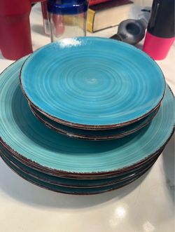 Teal Dish Set