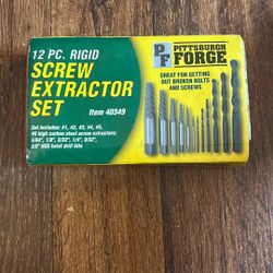 Screw Extractor Set. 12 Piece