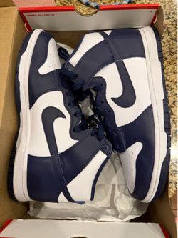 Nike dunk high navy blue size 11