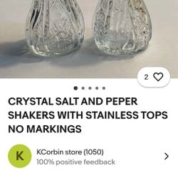 Vintage Salt And Pepper Shaker