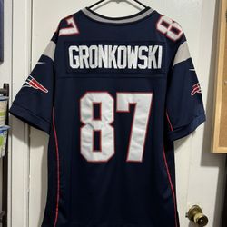 Nike Authentic On Field  Rob Gronkowski Patriots Jersey Sz L