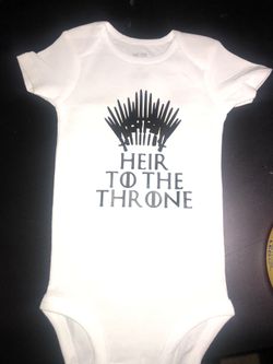Custom onesie Game of Thrones