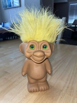 Vintage Troll Piggy Bank 