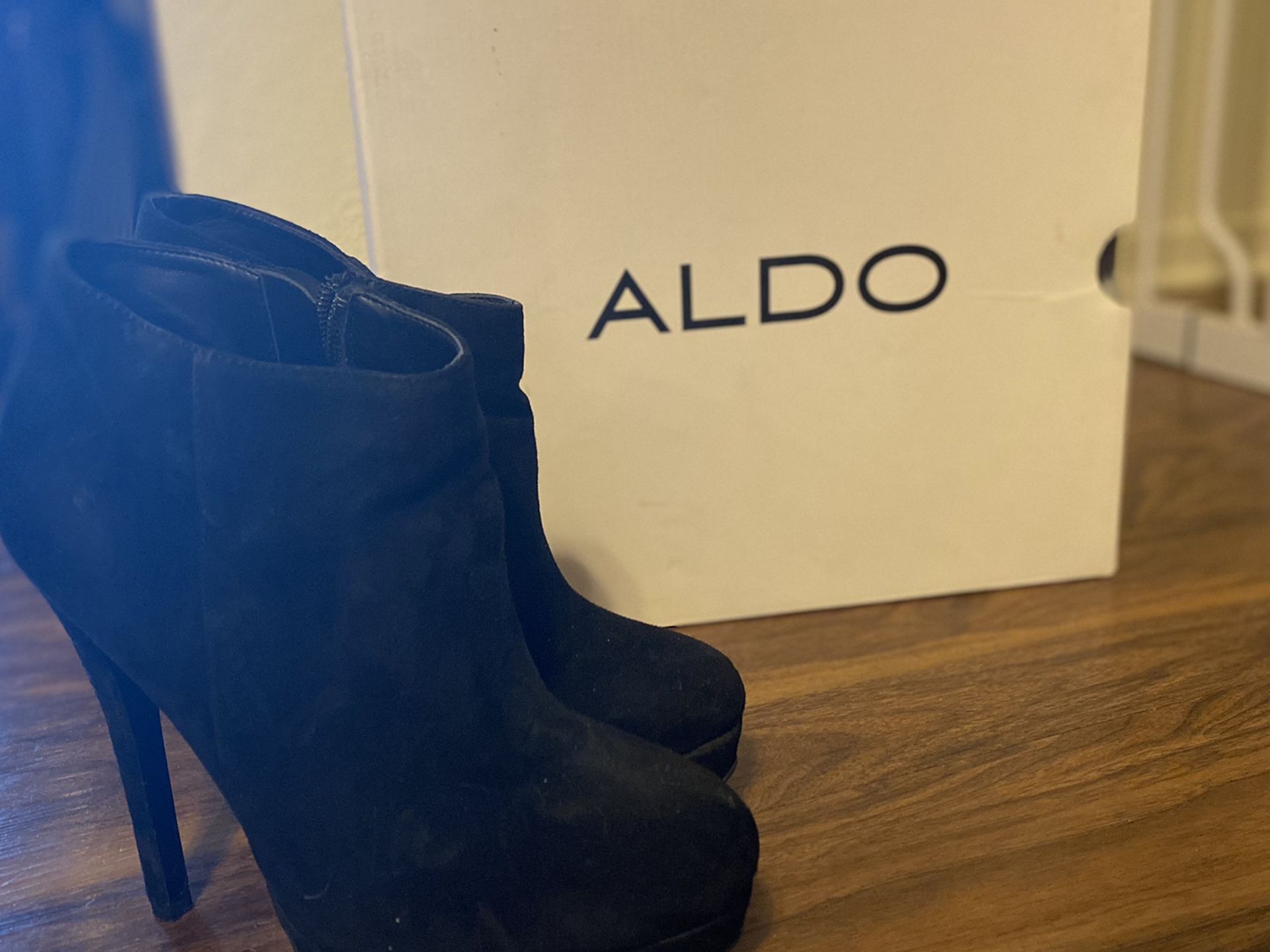 aldo suede ankle boots