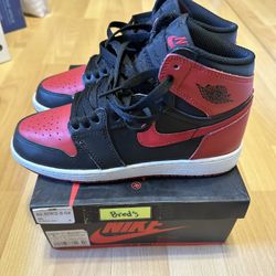 Air Jordan 1 “Breds” - Size 5y