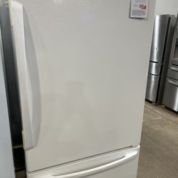 Amana White 30” Bottom Freezer Fridge