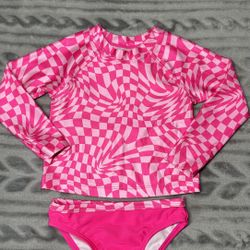 Pink Toddler SwimSuit 2T 