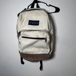Canvas And Leather Jansport Bag