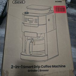 Gevi 10-Cup Drip Coffee Maker 2 in 1 grinder