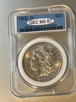 1902-O MORGAN SILVER DOLLAR GEC MS 67