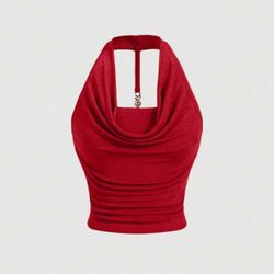 Red Halter Top 